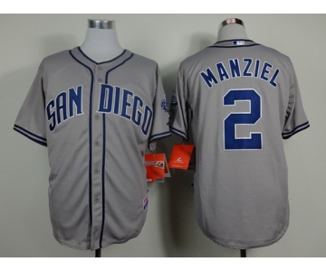 San Diego Padres #2 Johnny Manziel Gray Jersey