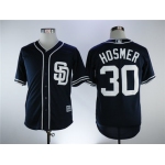San Diego Padres #30 Eric Hosmer Black Cool Base Stitched Men MLB Jersey