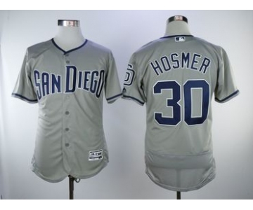 San Diego Padres #30 Eric Hosmer Gray Flexbase Jersey