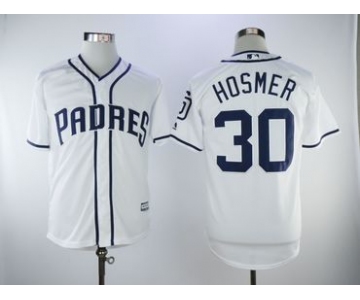 San Diego Padres #30 Eric Hosmer White Cool Base Jersey