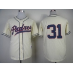 San Diego Padres #31 Dave Winfield 1948 Cream Jersey