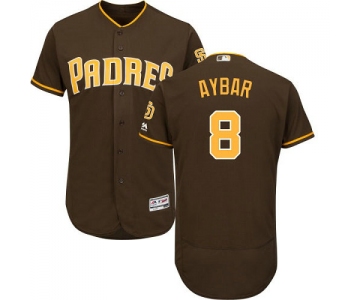 San Diego Padres 8 Erick Aybar Brown Flexbase Authentic Collection Stitched Baseball Jersey