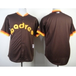 San Diego Padres Blank 1984 Brown Jersey