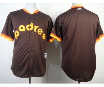 San Diego Padres Blank 1984 Brown Jersey