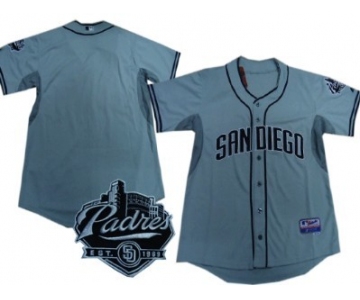 San Diego Padres Blank Gray Jersey