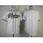 San Diego Padres Blank White Jersey