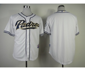 San Diego Padres Blank White Jersey