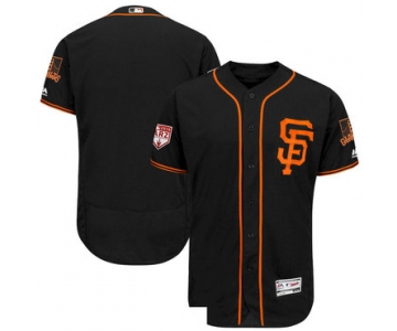 Men's SF San Francisco Giants Black 2019 Spring Training Flexbase Jersey