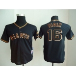 Men's San Francisco Giants #16 Angel Pagan Black Jersey