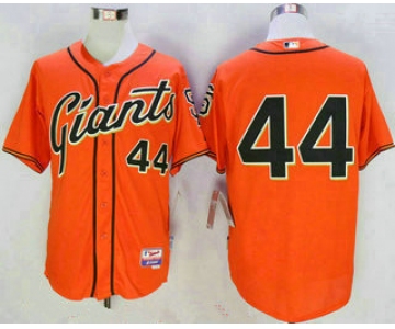 Men's San Francisco Giants #44 Willie McCovey Orange Alternate Cool Base Jersey