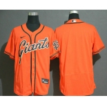 Men's San Francisco Giants Blank Orange Stitched Nike MLB Flex Base Jersey