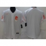 Men's San Francisco Giants Blank White 2021 City Connect Stitched MLB Cool Base Nike Jersey