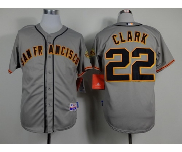San Francisco Giants #22 Jake Peavy Gray Cool Base Jersey