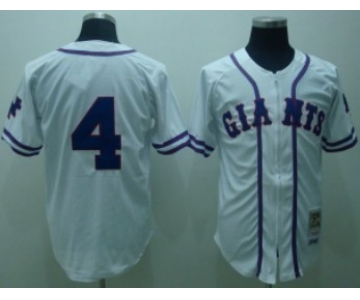 San Francisco Giants #4 Mel Ott 1940 White Throwback Jersey