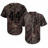 San Francisco Giants #44 Willie McCovey Camo Realtree Collection Cool Base Stitched MLB Jersey
