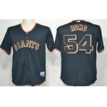San Francisco Giants #54 Sergio Romo Black Jersey