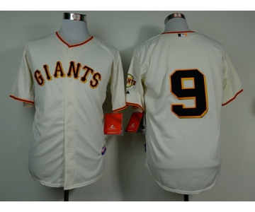 San Francisco Giants #9 Matt Williams Cream Cool Base Jersey