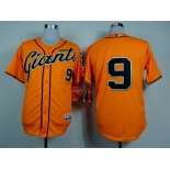 San Francisco Giants #9 Matt Williams Orange Cool Base Jersey