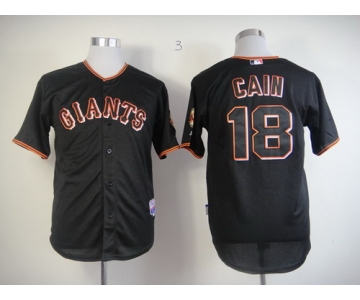 San Fransico Giants #28 Buster Posey Black Fashion Jersey