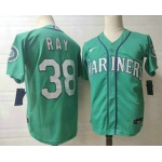 Men's Seattle Mariners #38 Robbie Ray Green Stitched MLB Flex Base Nike Jersey
