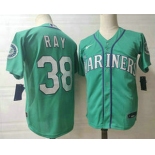 Men's Seattle Mariners #38 Robbie Ray Green Stitched MLB Flex Base Nike Jersey