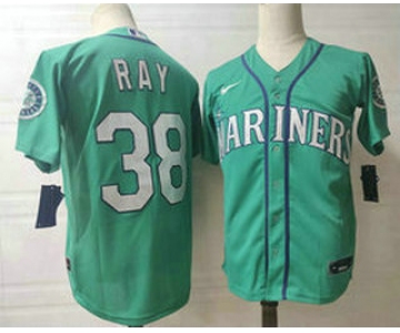 Men's Seattle Mariners #38 Robbie Ray Green Stitched MLB Flex Base Nike Jersey