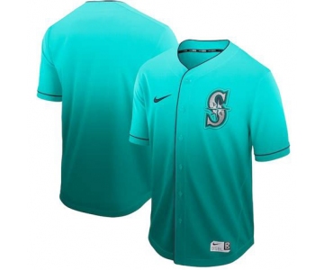 Men's Seattle Mariners Blank Green Drift Fashion Jersey