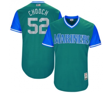 Men's Seattle Mariners Carlos Ruiz Chooch Majestic Aqua 2017 Players Weekend Authentic Jersey