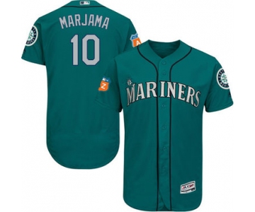 Seattle Mariners #10 Mike Marjama Green Flexbase Authentic Collection Stitched Baseball Jersey
