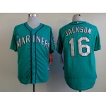 Seattle Mariners #16 Austin Jackson Green Jersey