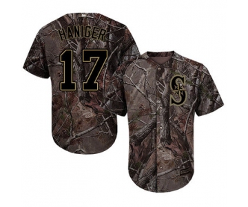 Seattle Mariners #17 Mitch Haniger Camo Realtree Collection Cool Base Stitched MLB Jersey
