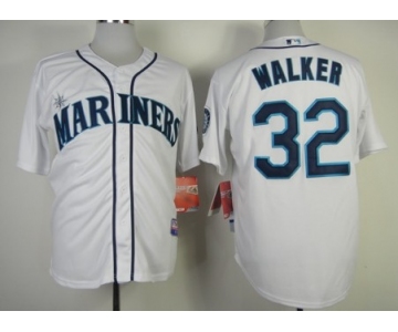 Seattle Mariners #32 Taijuan Walker White Jersey