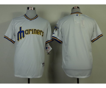Seattle Mariners Blank 1979 White Pullover Jersey
