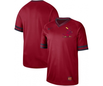 Cardinals Blank Red Authentic Cooperstown Collection Stitched Baseball Jersey