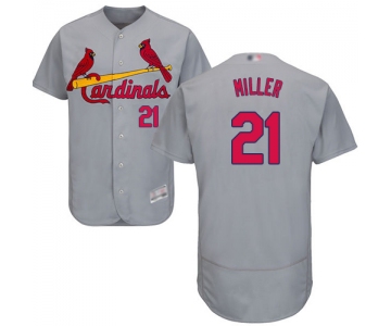 Men's St. Louis Cardinals #21 Andrew Miller Grey Flexbase Authentic Collection Stitched Baseball Jersey