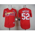 Men's St. Louis Cardinals #52 Michael Wacha 2015 Red Jersey