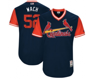 Men's St. Louis Cardinals Michael Wacha Wach Majestic Navy 2017 Players Weekend Authentic Jersey