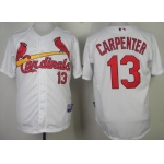 St. Louis Cardinals #13 Matt Carpenter White Jersey
