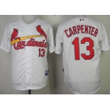 St. Louis Cardinals #13 Matt Carpenter White Jersey