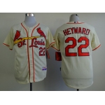 St. Louis Cardinals #22 Jason Heyward Cream Jersey