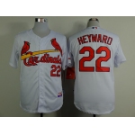 St. Louis Cardinals #22 Jason Heyward White Jersey