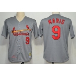 St. Louis Cardinals #9 Roger Maris 1967 Gray Wool Throwback Jersey