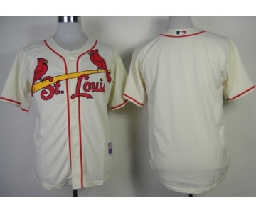 St. Louis Cardinals Blank Cream Jersey