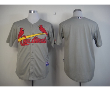 St. Louis Cardinals Blank Gray Jersey