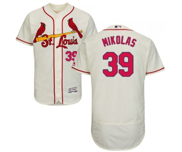 St.Louis Cardinals #39 Miles Mikolas Cream Flexbase Authentic Collection Stitched Baseball Jersey