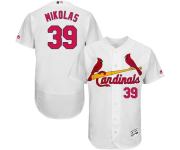 St.Louis Cardinals #39 Miles Mikolas White Flexbase Authentic Collection Stitched Baseball Jersey