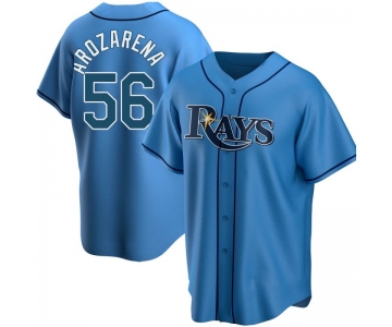 Men's Tampa Bay Rays Replica #56 Randy Arozarena Light Blue Alternate Nike Jersey
