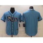 Men Tampa Bay Rays Blank Light blue Game 2021 Nike MLB Jersey