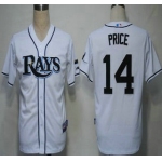 Tampa Bay Rays 14 David Price White Jersey