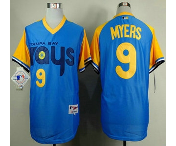Tampa Bay Rays #9 Wil Myers 1988 Light Blue Jersey